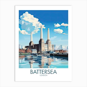 Battersea London Travel Print Gift Art Print