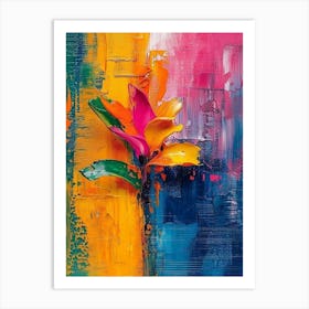 Abstract Flower Painting Art Print