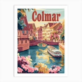 Aihrgdesign A Mid Century Modern Travel Poster For Colmar Sho 8664601c 39eb 4515 Ac5b 88b947abc1c6 0 Art Print