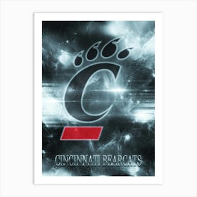 Cincinnati Bearcats Art Print