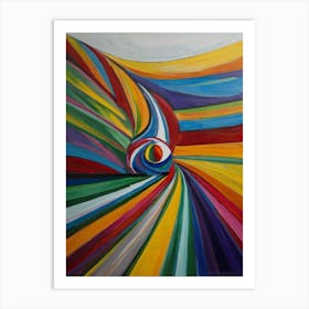 Eye Of The Rainbow Art Print