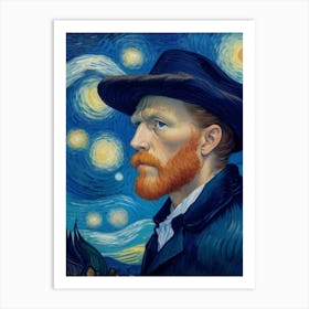 Starry Night van gogh Art Print