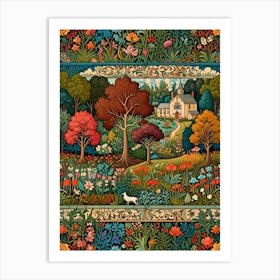 William Morris Flora And Fauna 1 Art Print