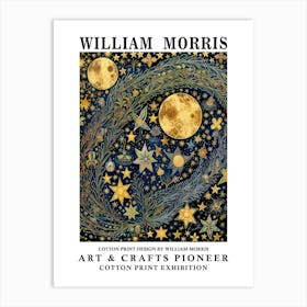 William Morris Print Moon Art Print