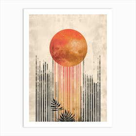 Sunset Cityscape Art Print