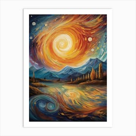 Starry Night 91 Art Print