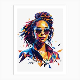 Alicia Keys 01 Art Print