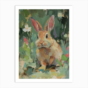 Netherland Dwarf Rabbit Painting 3 Art Print