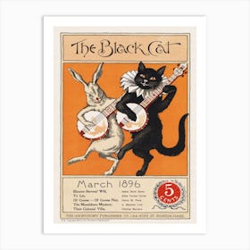 The Black Cat, March 1896 Art Print