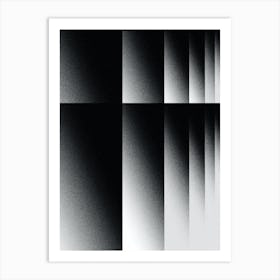 Abstract Monochromatic Pattern Art Print