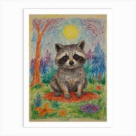 Raccoon 1 Art Print