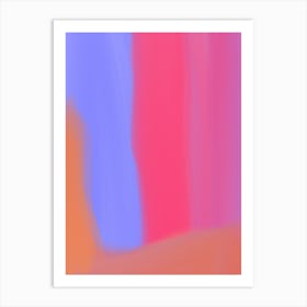 Abstract Painting pink 1 Art Print