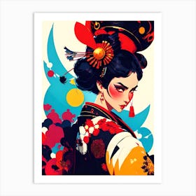 Geisha Girl 1 Art Print