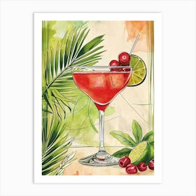 Art Deco Inspired Cosmopolitan Art Print