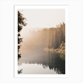 Forest Lake Art Print