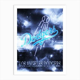 Los Angeles Dodgers Poster Art Print