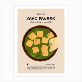 Saag Paneer Art Print