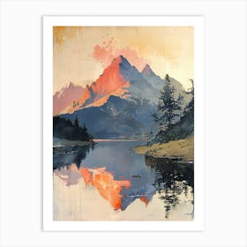 'Alpine Sunrise' Art Print