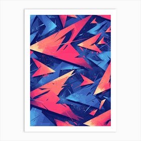 Abstract Arrows Art Print