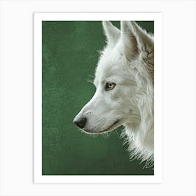 Wolf Dog Portrait Art Print