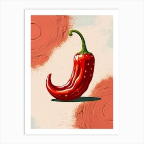 Red Chili Pepper 5 Art Print