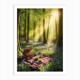 Picnic In The Woods Art Print