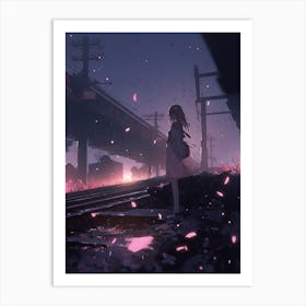 Infinite Rails Art Print