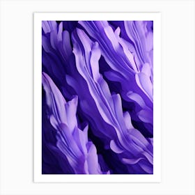 Purple Fungus Art Print