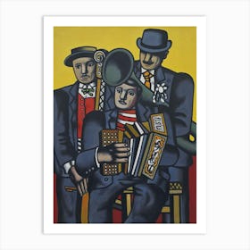 Fernand Léger The Three Musicians (1944) Art Print