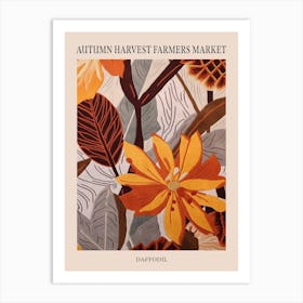 Fall Botanicals Daffodil 2 Poster Art Print