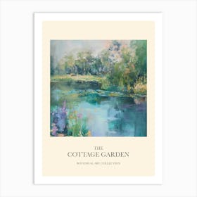 Cottage Garden Poster Enchanted Pond 4 Art Print