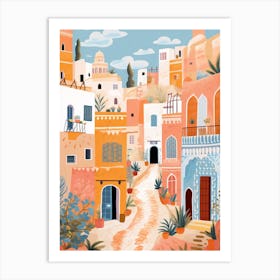 Agadir Morocco 3 Illustration Art Print