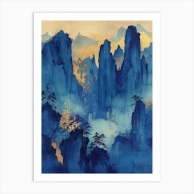 Chinese Mountains 6 Art Print