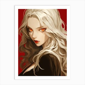 Vampire Glam Art Print