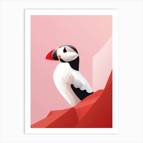 Minimalist Puffin 3 Illustration Art Print