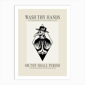 Wash Thy Hands Art Print