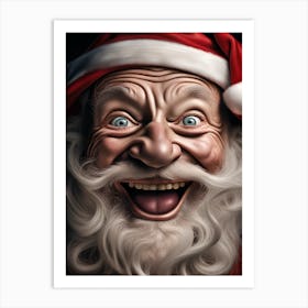 Jolly ole Santa Claus Art Print