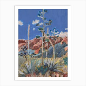 Big Bend Flora Art Print