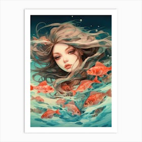 Mermaid 3 Art Print