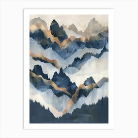 Mountains Ii Canvas Print Art Print