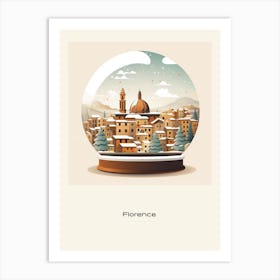 Florence Italy 2 Snowglobe Poster Art Print