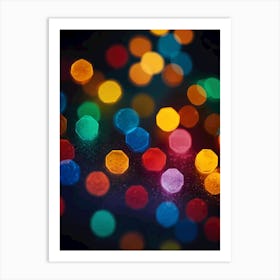 Bokeh Lights Art Print