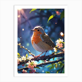 Robin 8 Art Print