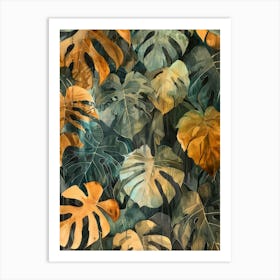 Tropical Leaves 65 Art Print