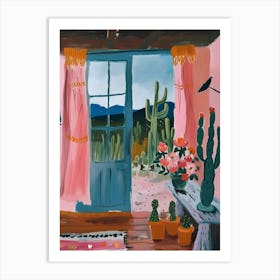 Cactus Garden 1 Art Print