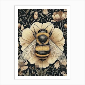 William Morris Bee Vintage  Art Print