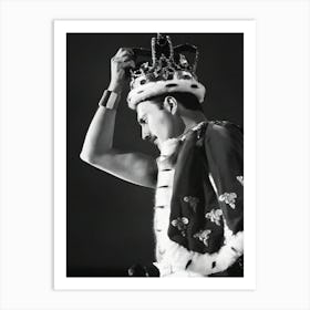 Singer Freddie Mercury 1946 1991 Art Print