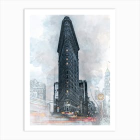 The Flatiron Building New York Art Print