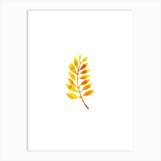 Yellow Leaves Art Print