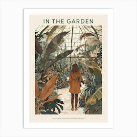 In The Garden Poster Auckland Domain Wintergardens New Zealand 1 Art Print